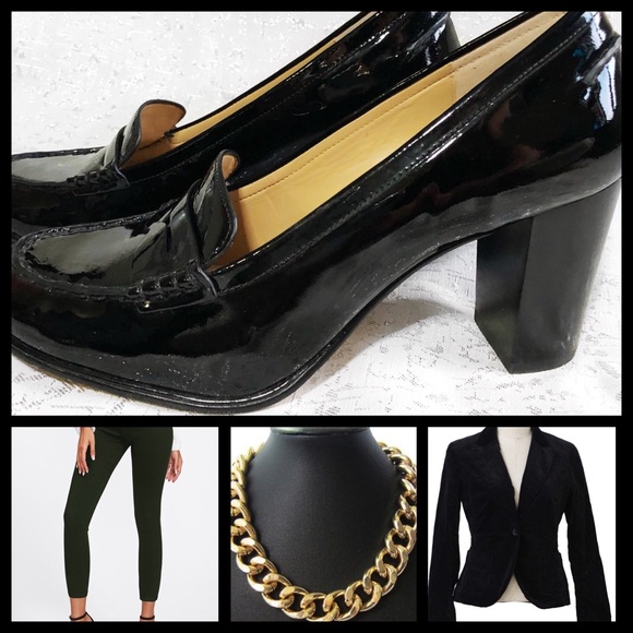 michael kors bayville loafer pumps black